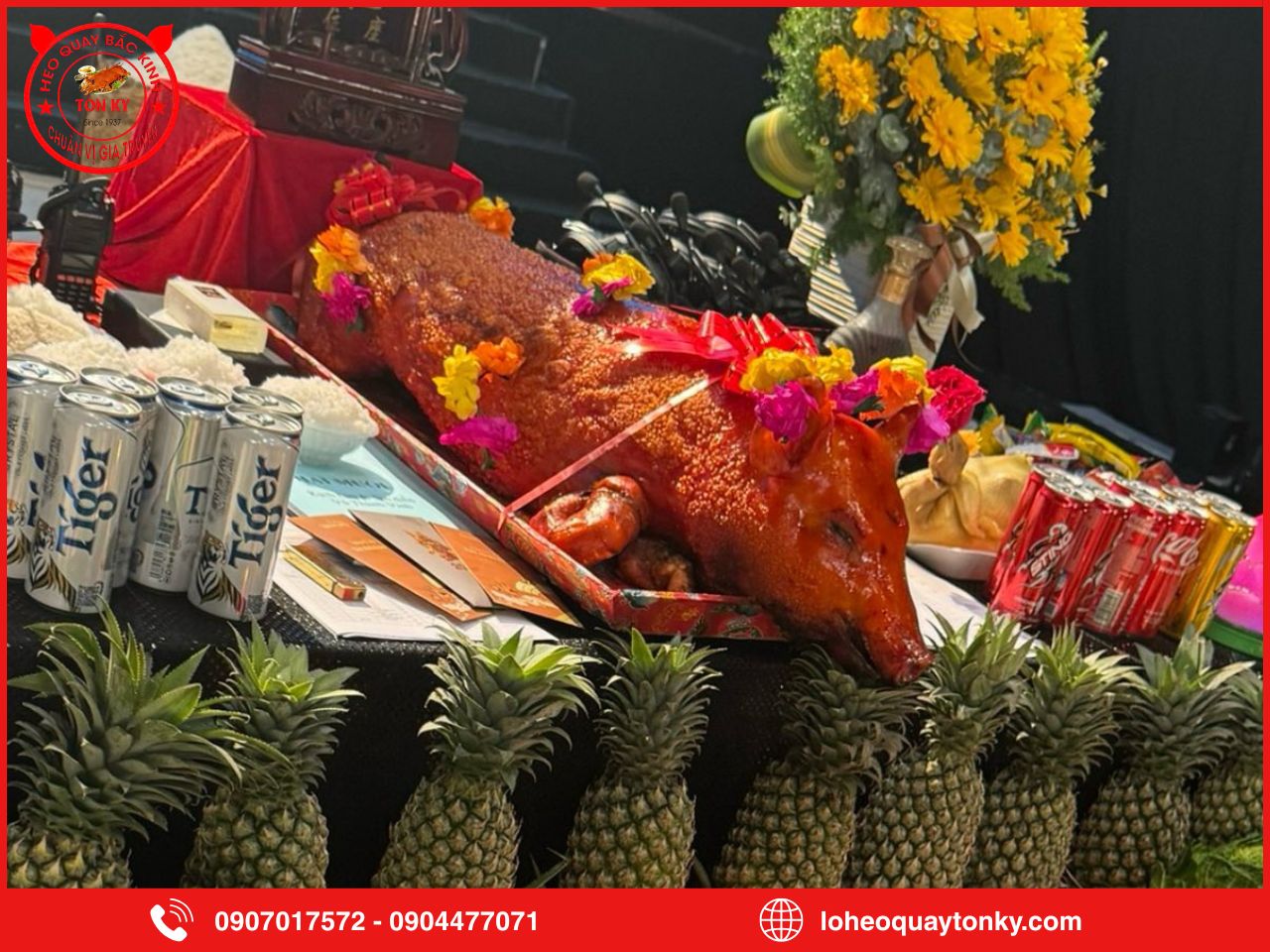 Cách chọn heo quay cúng chất lượng