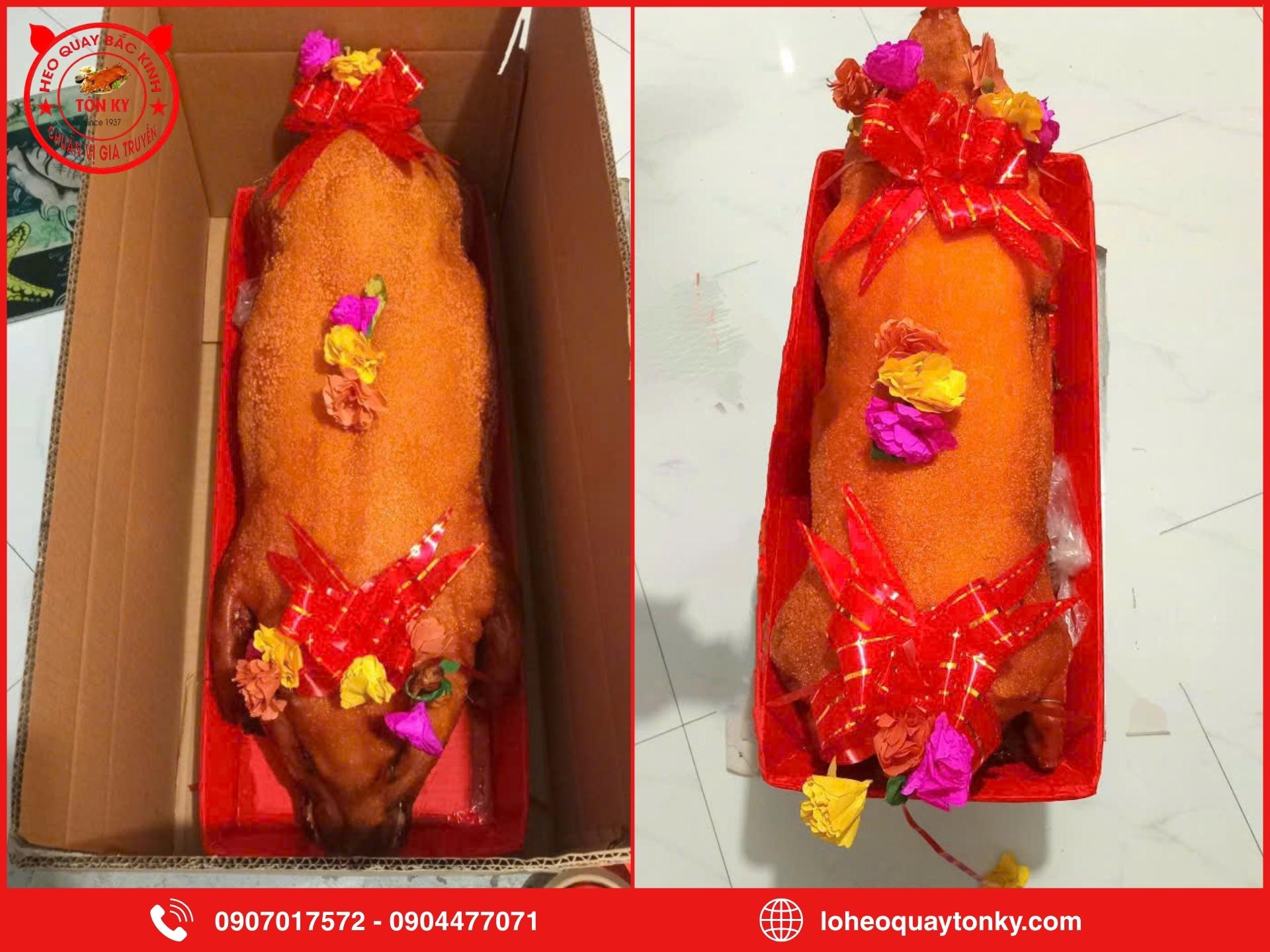 Cách chọn heo quay nguyên con 8kg chất lượng