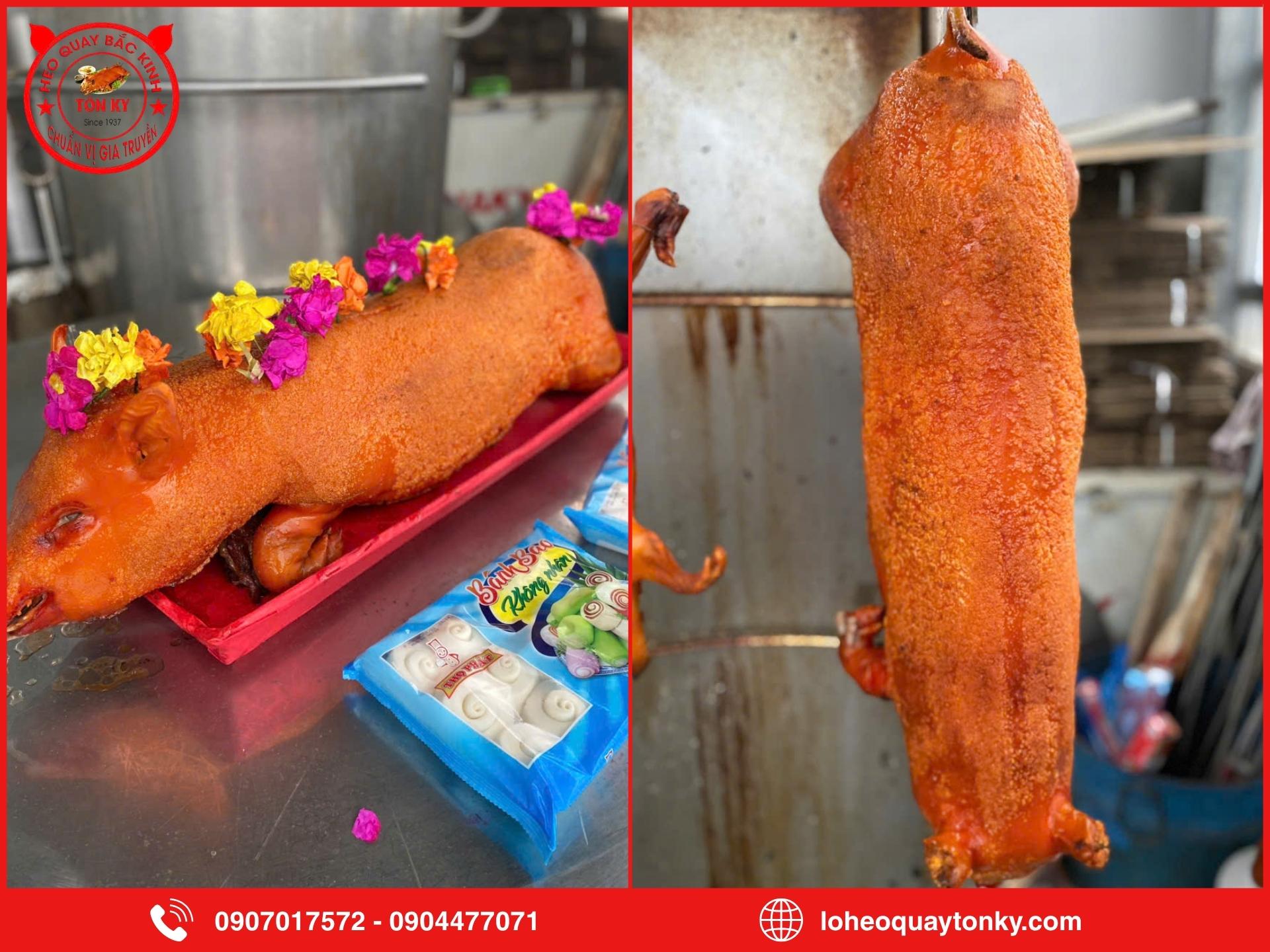 Cách chọn heo quay nguyên con trên 30kg chất lượng