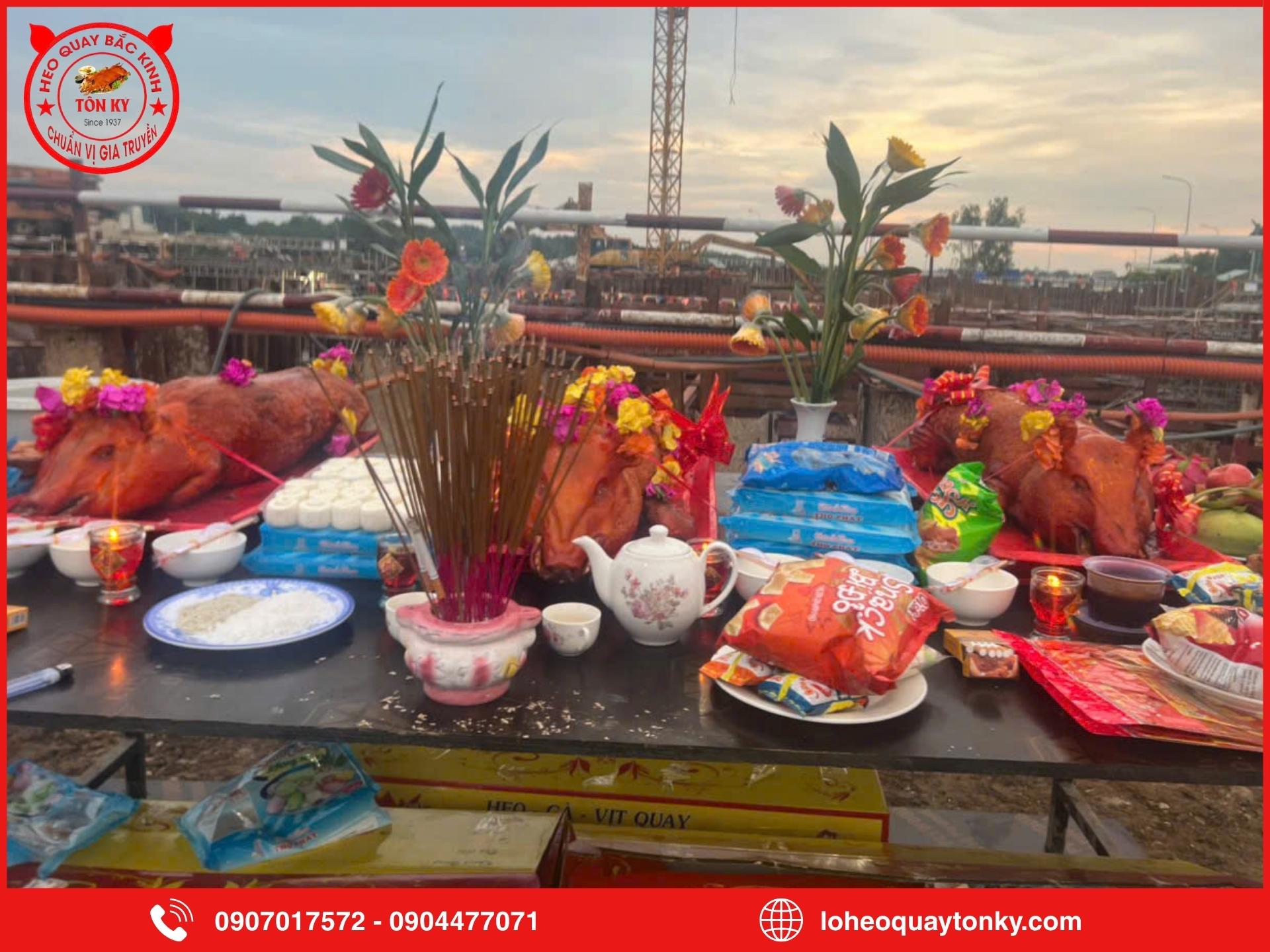 Heo quay cúng động thổ là gì?