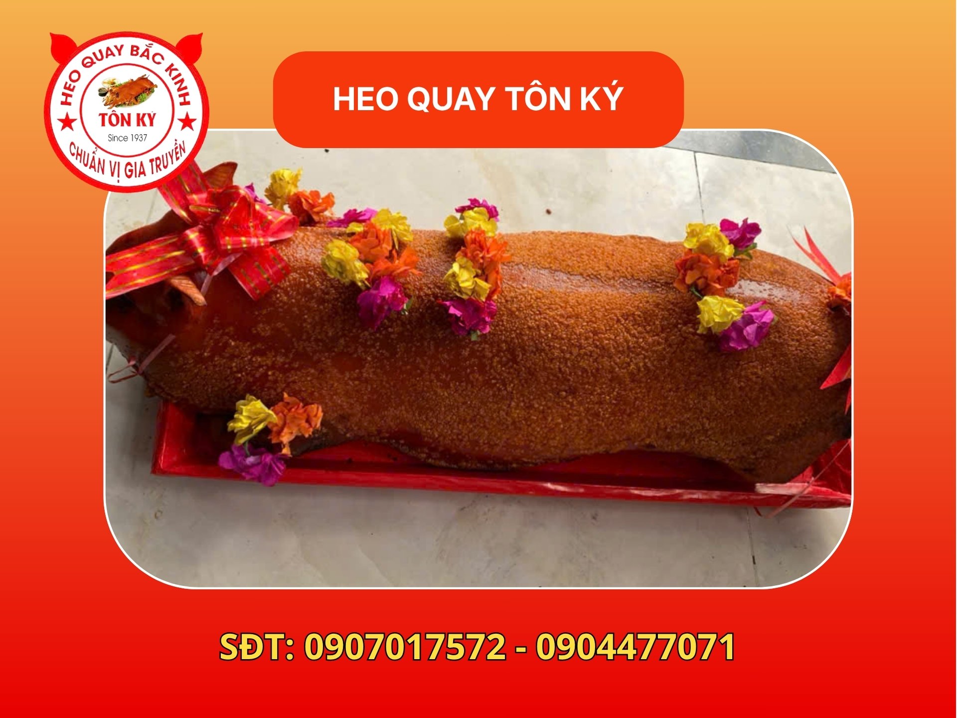 Heo quay nguyên con 10kg thường được dùng cho dịp nào?