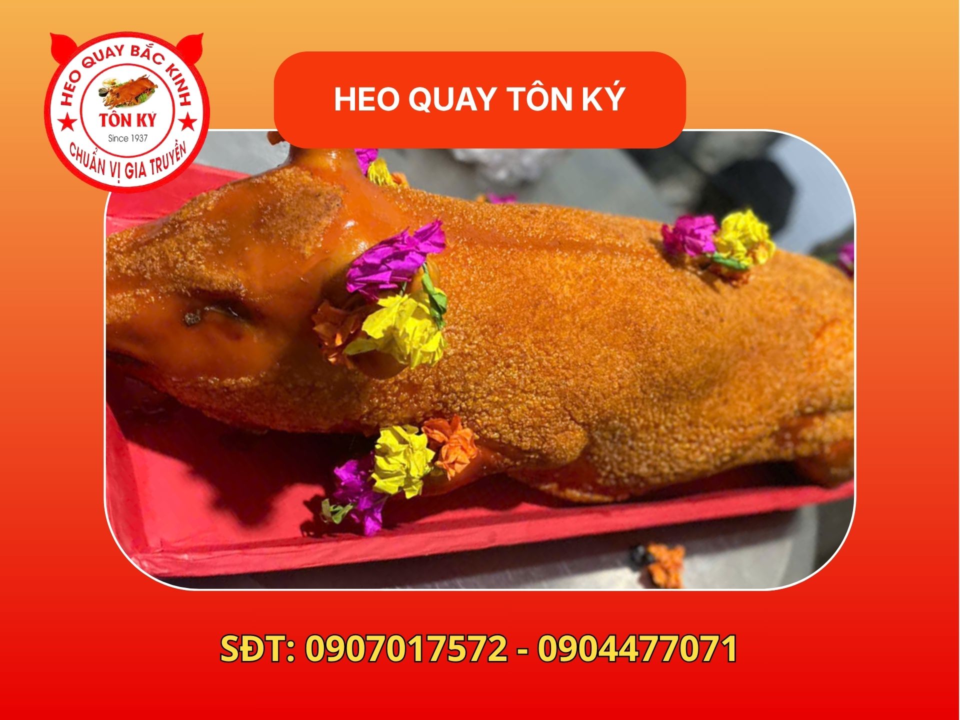 Heo quay nguyên con 8kg thường được dùng cho dịp nào?