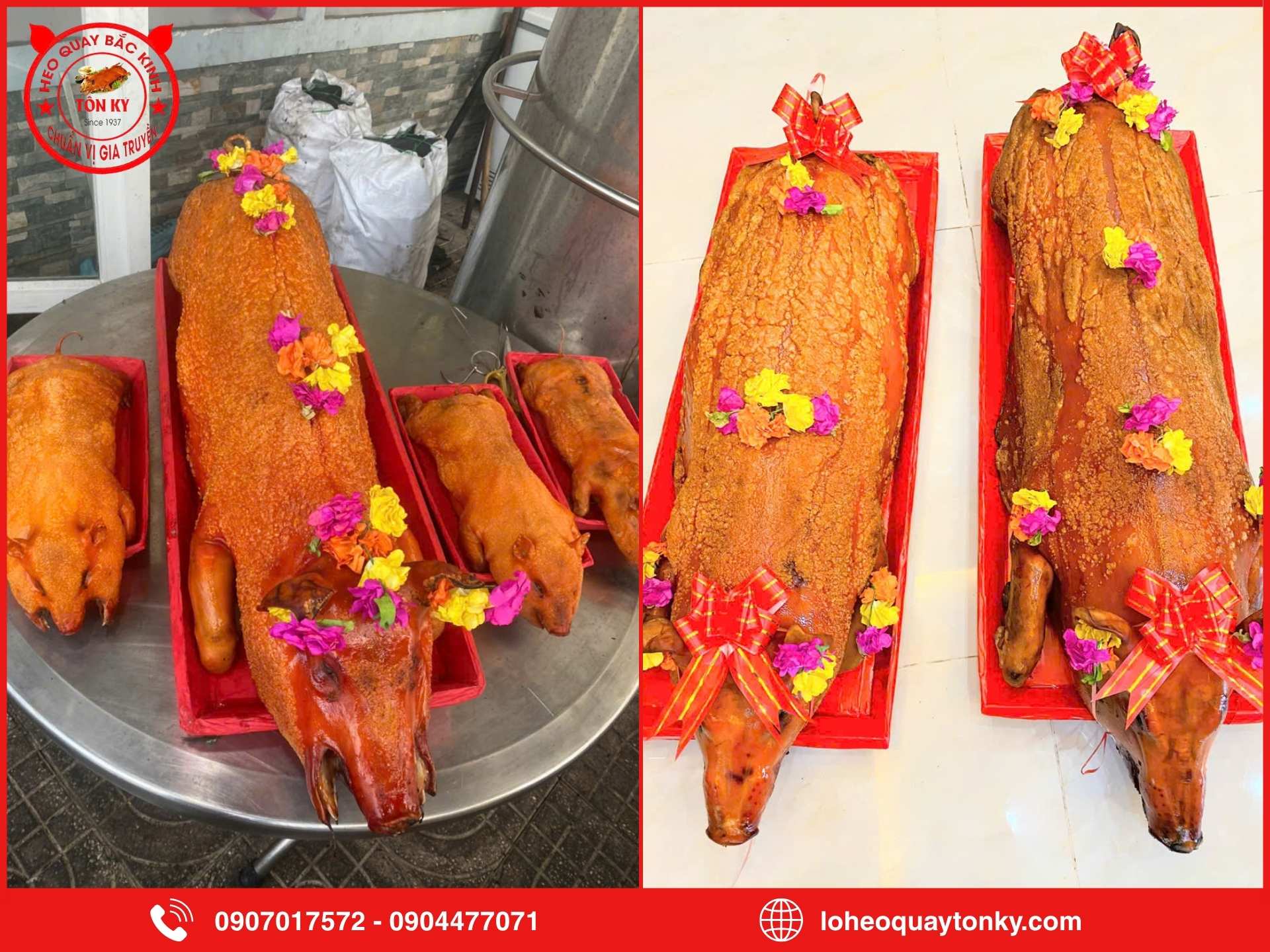 Kích thước heo quay cúng động thổ phổ biến hiện nay