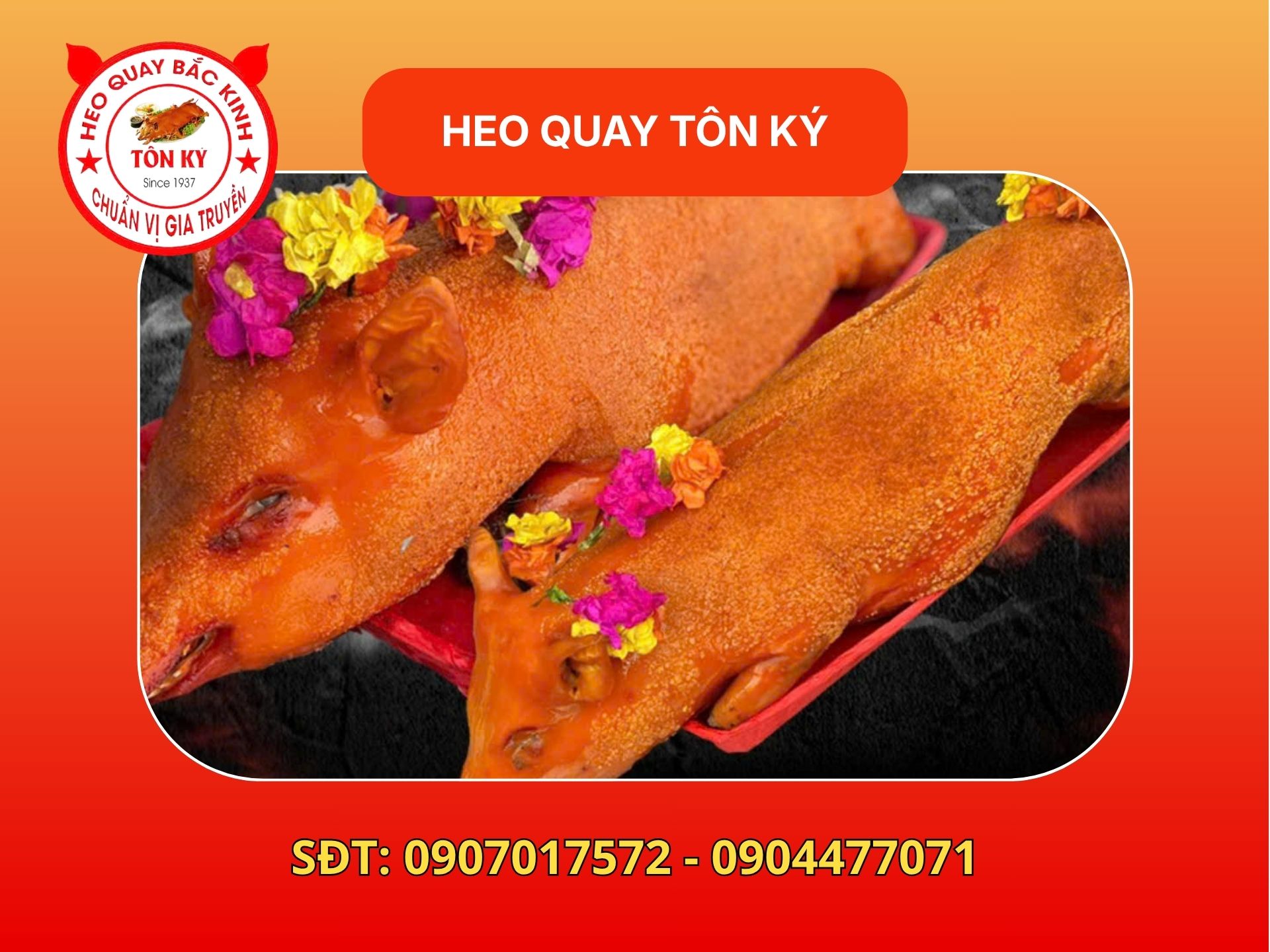 Kích thước heo quay cúng giỗ phổ biến hiện nay