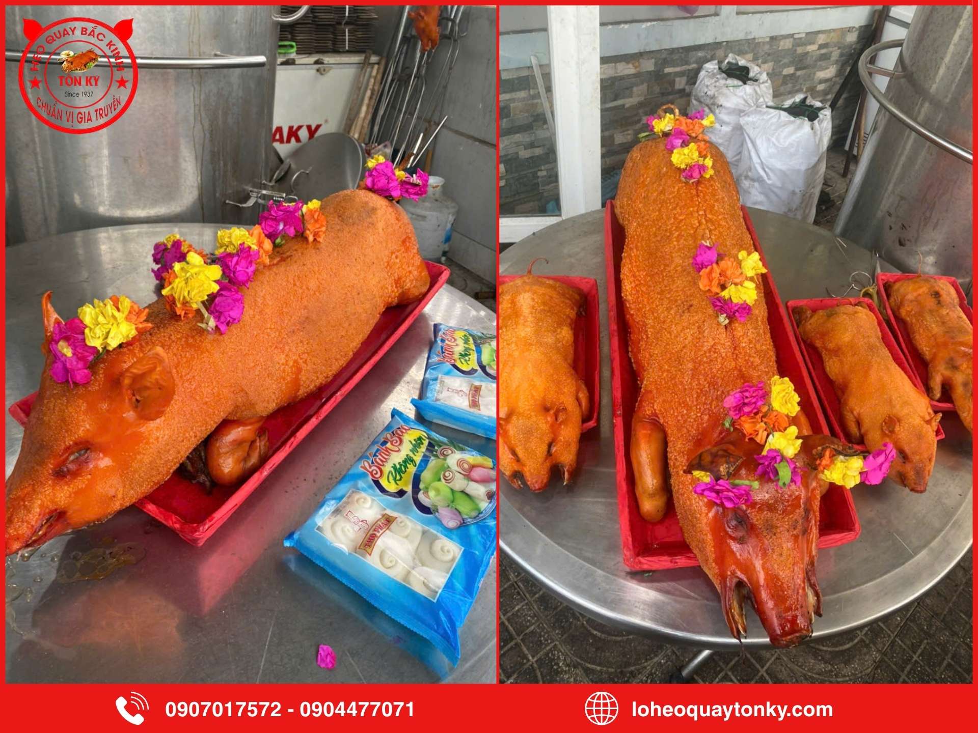 Kích thước heo quay cúng Thần Tài phổ biến hiện nay