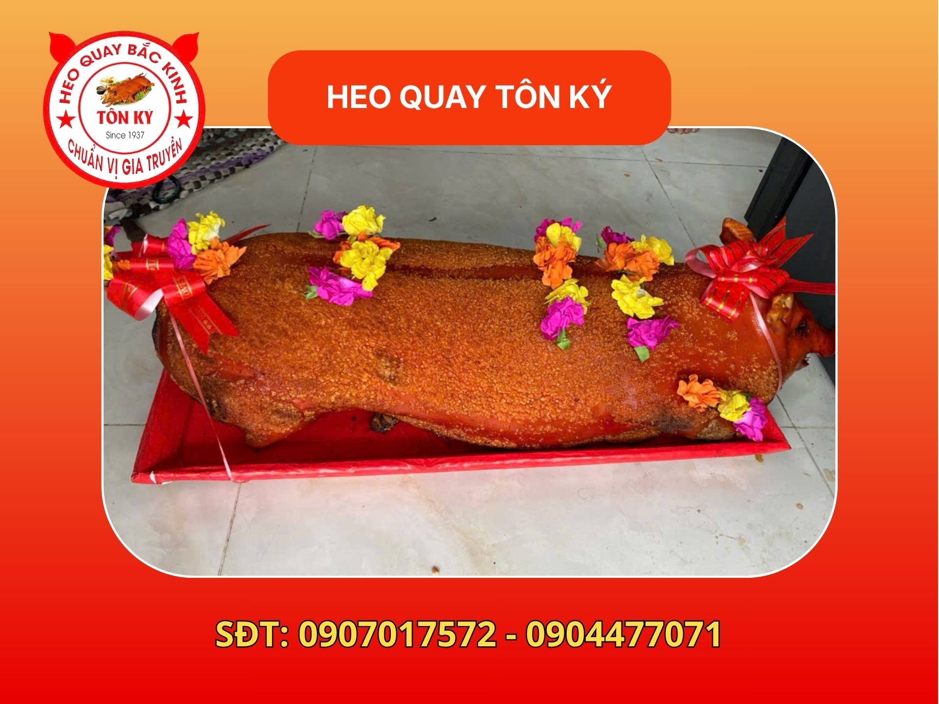Ưu điểm khi chọn heo quay cúng động thổ tại Tôn Ký