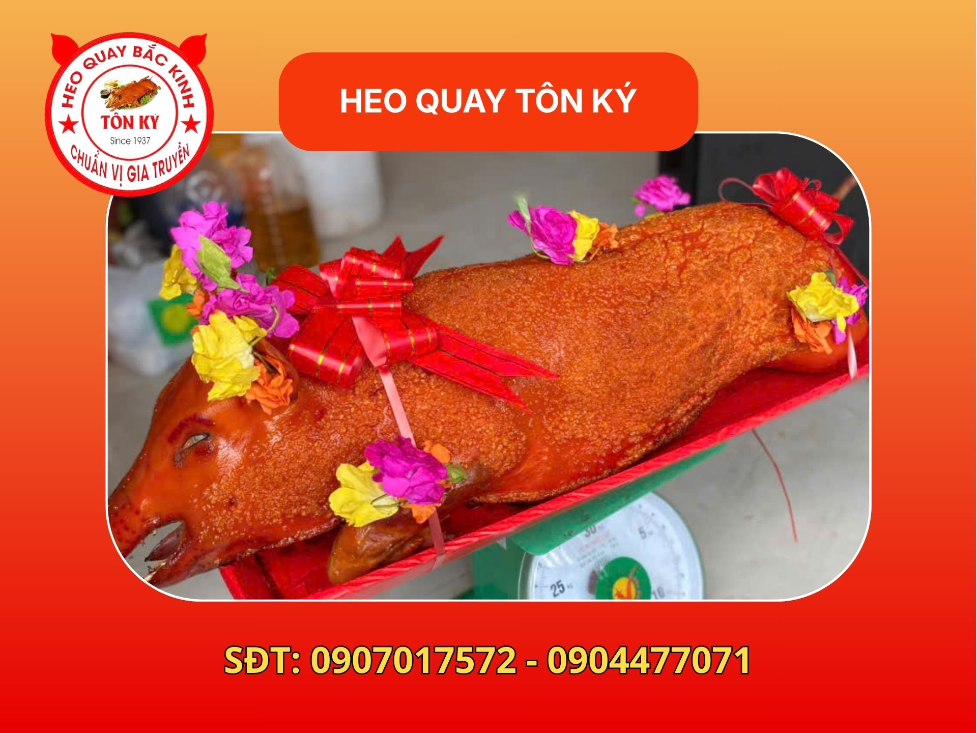 Vì sao nên chọn heo quay nguyên con 10kg?