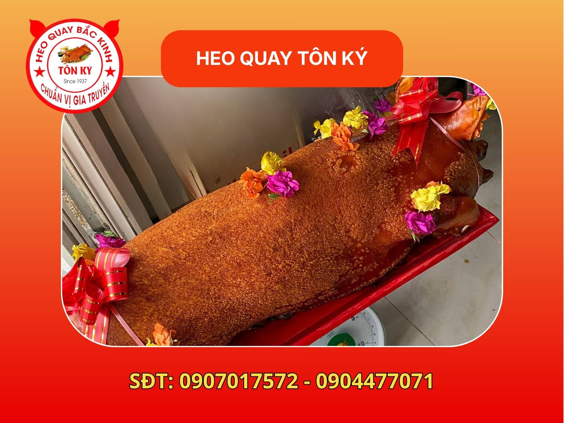 Vì sao nên chọn heo quay nguyên con 16 - 20kg?