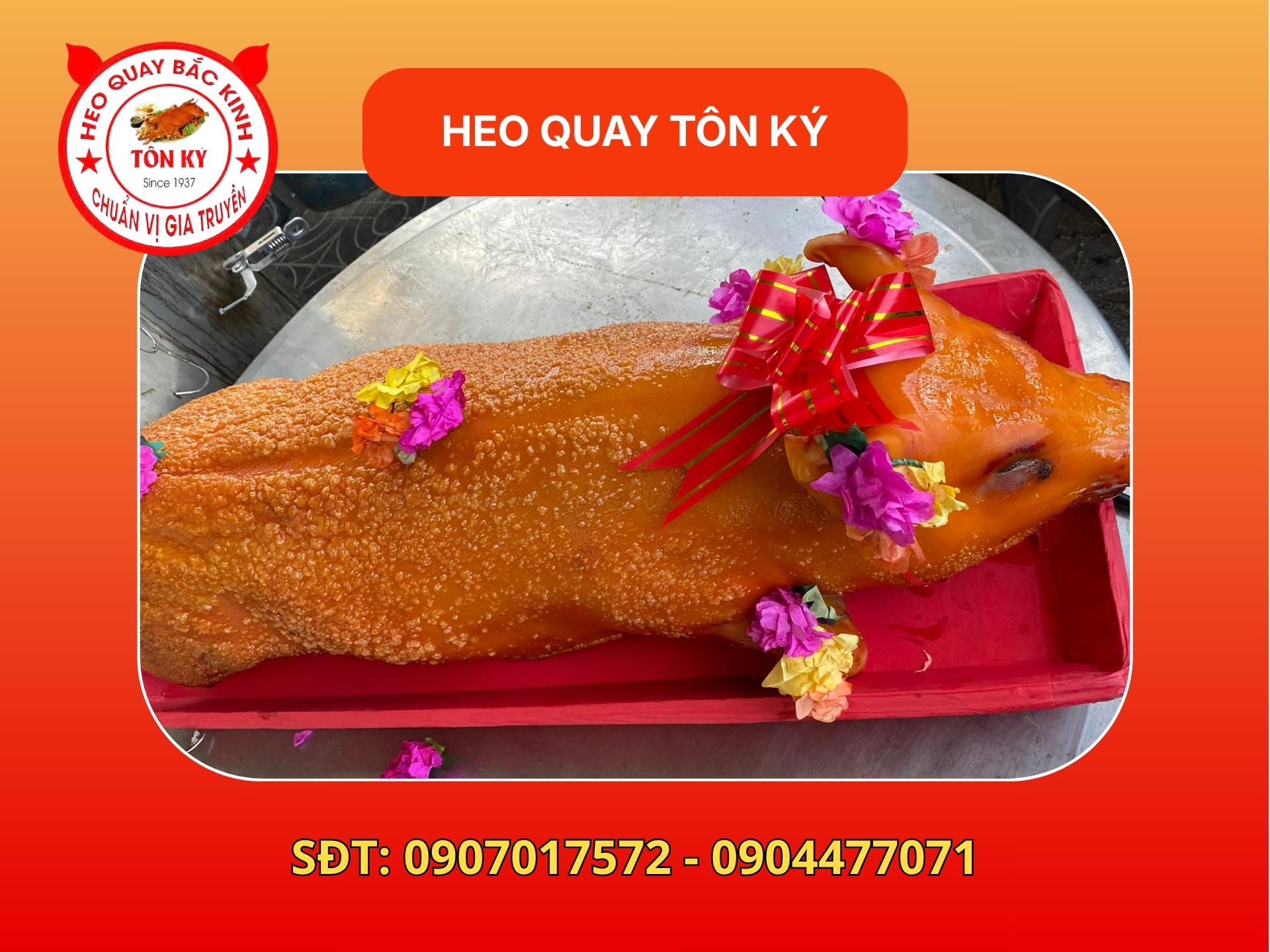 Vì sao nên chọn heo quay nguyên con 20 - 25kg?