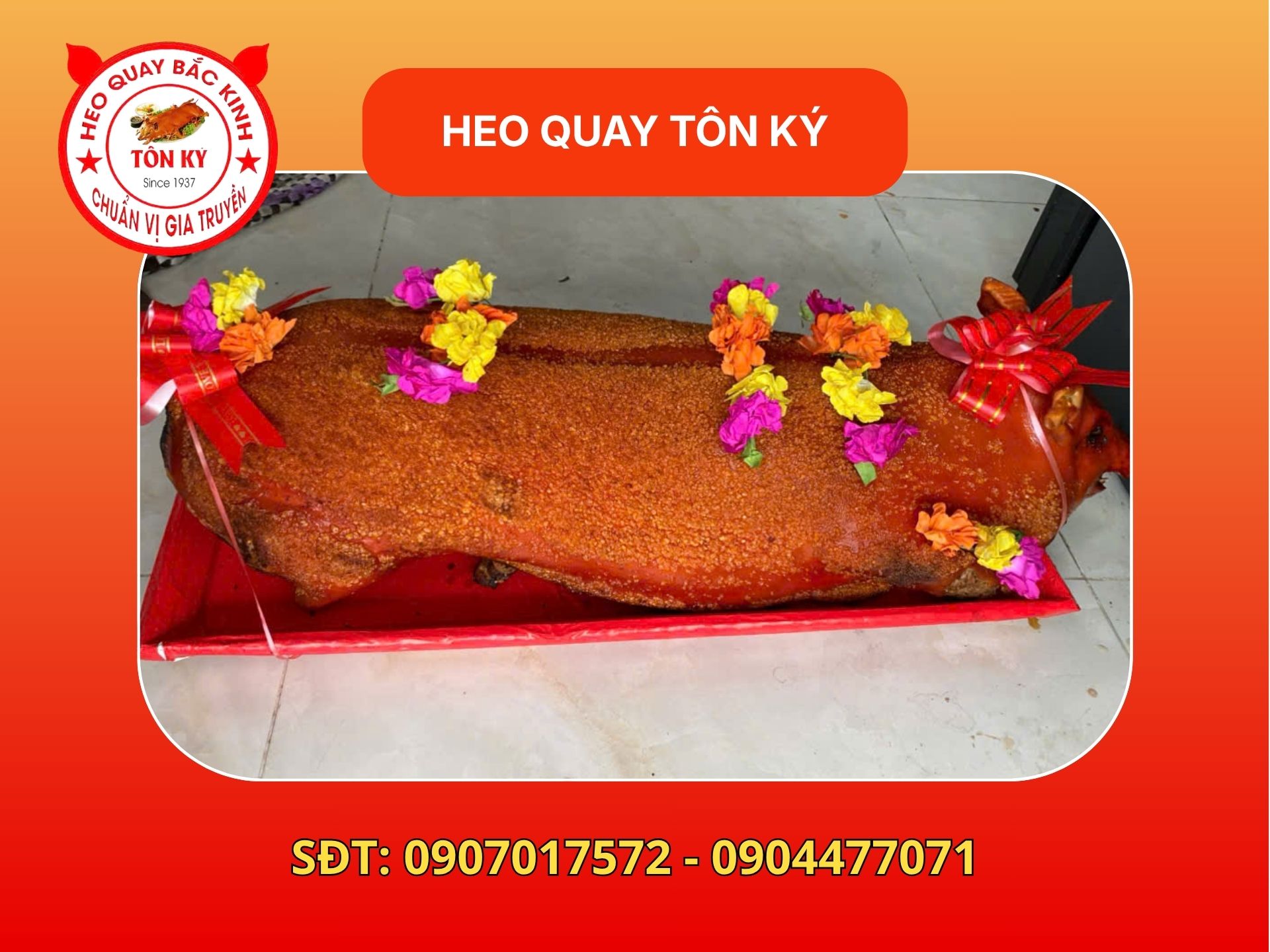 Vì sao nên chọn heo quay nguyên con 8kg?