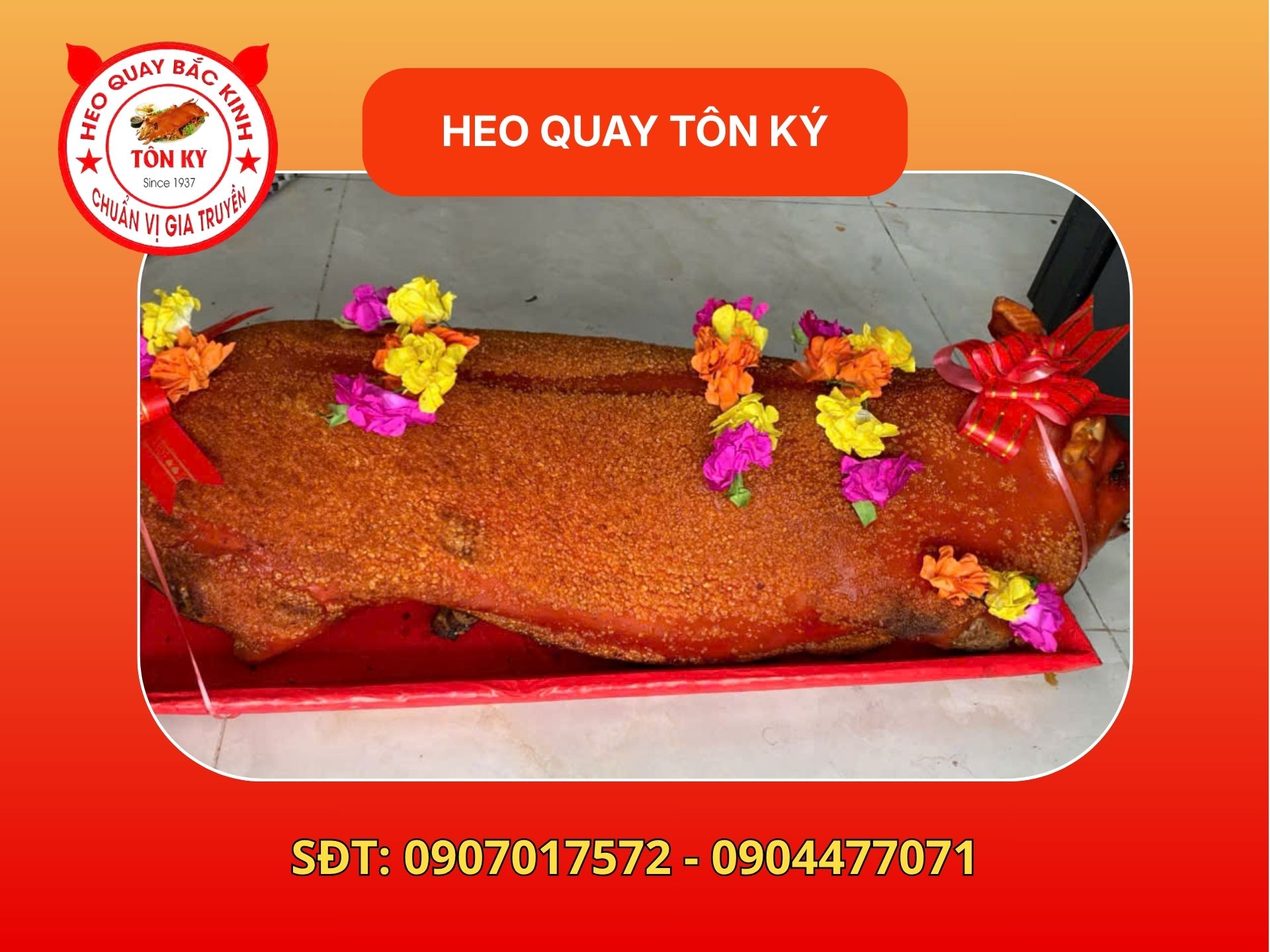 Vì sao nên chọn heo quay nguyên con 9kg?
